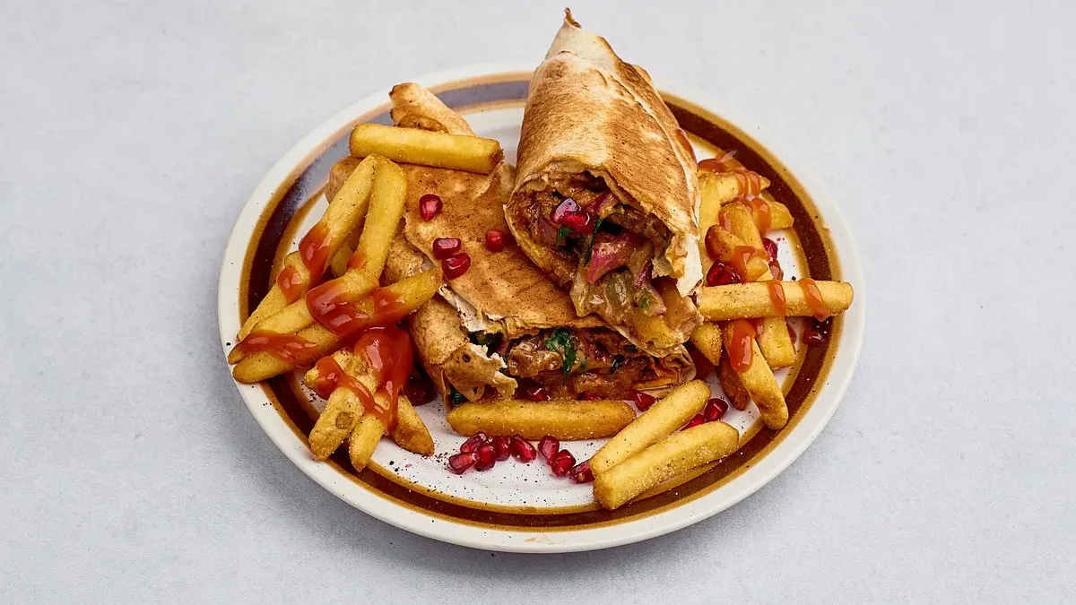Shawarma wrap 🌿🌿
