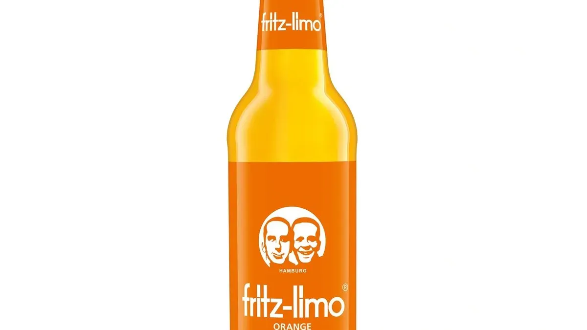 Fritz Limo napój gazowany o smaku POMARAŃCZY 0,33l