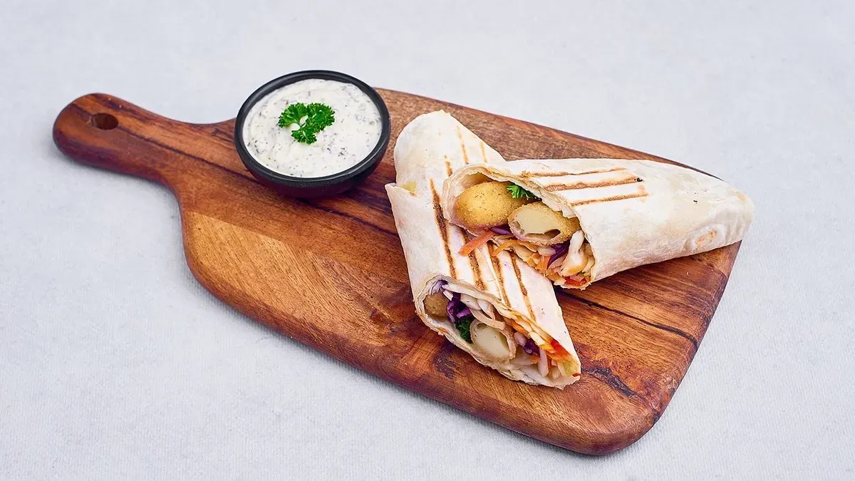 Kebab z frytkami