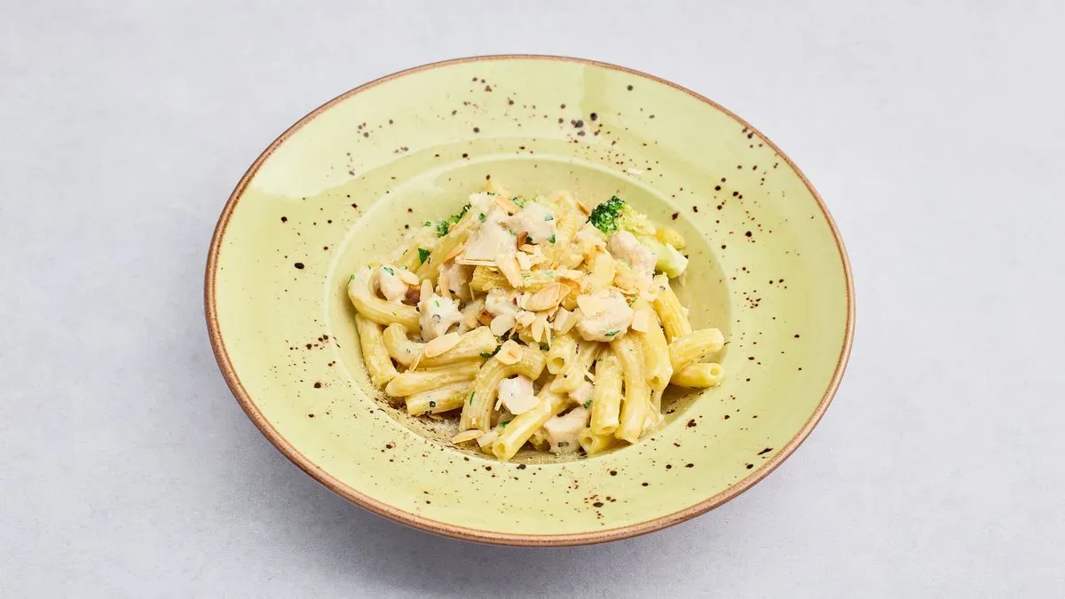 Rigatoni serowe gorgonzola z brokułem