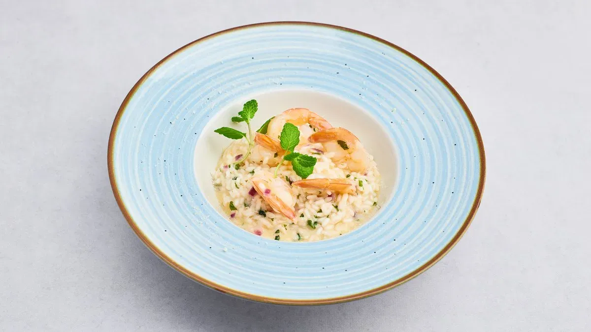 Risotto z krewetkami