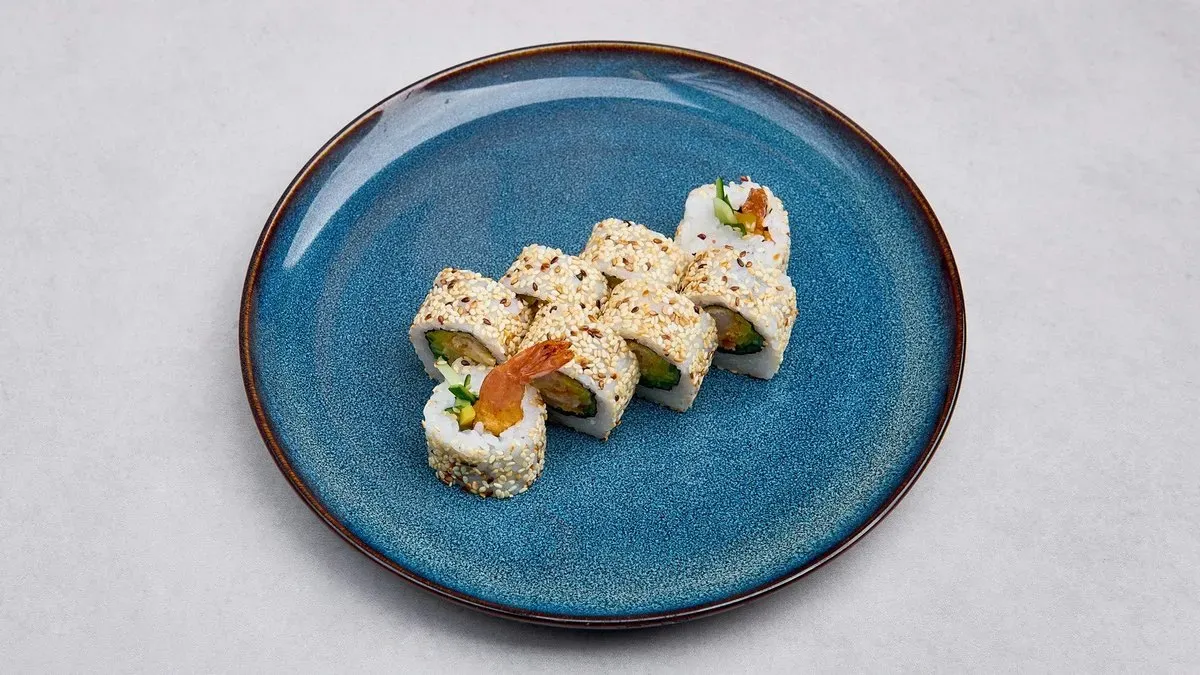 CALIFORNIA EBI TEMPURA 8 szt.