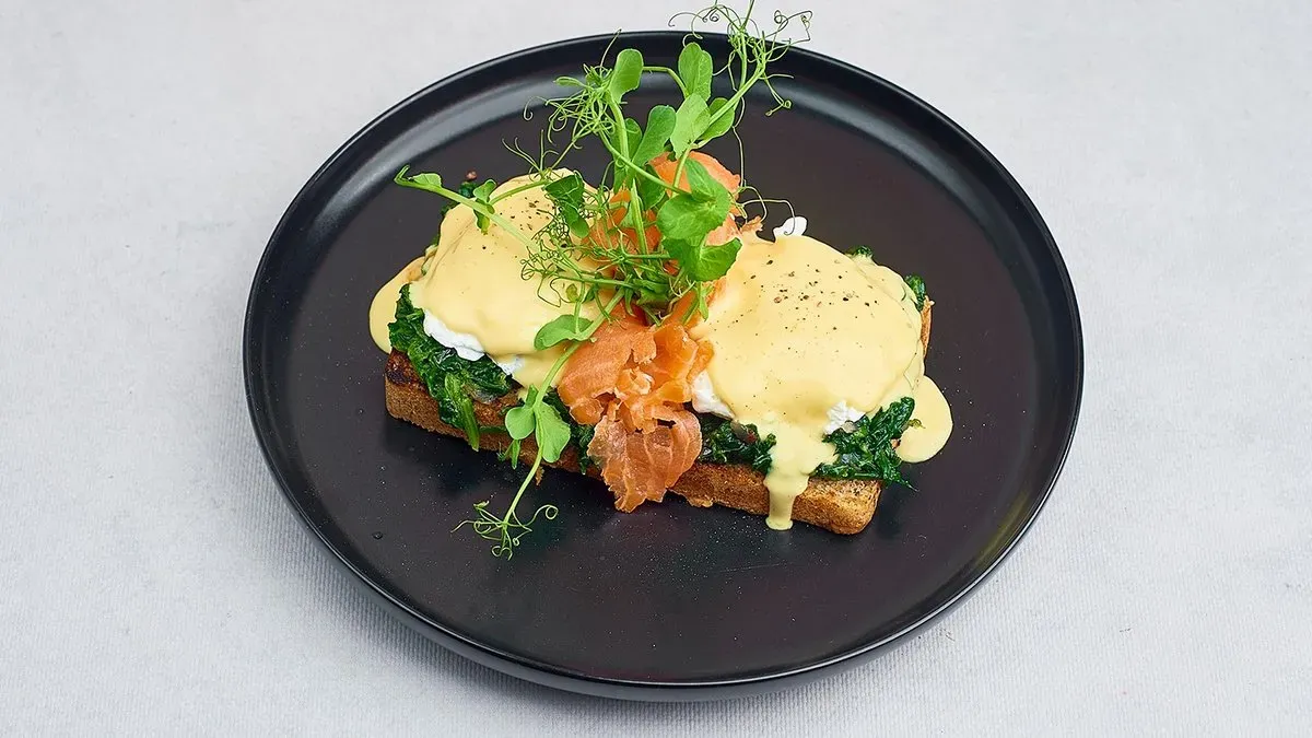 Spinach & salmon
