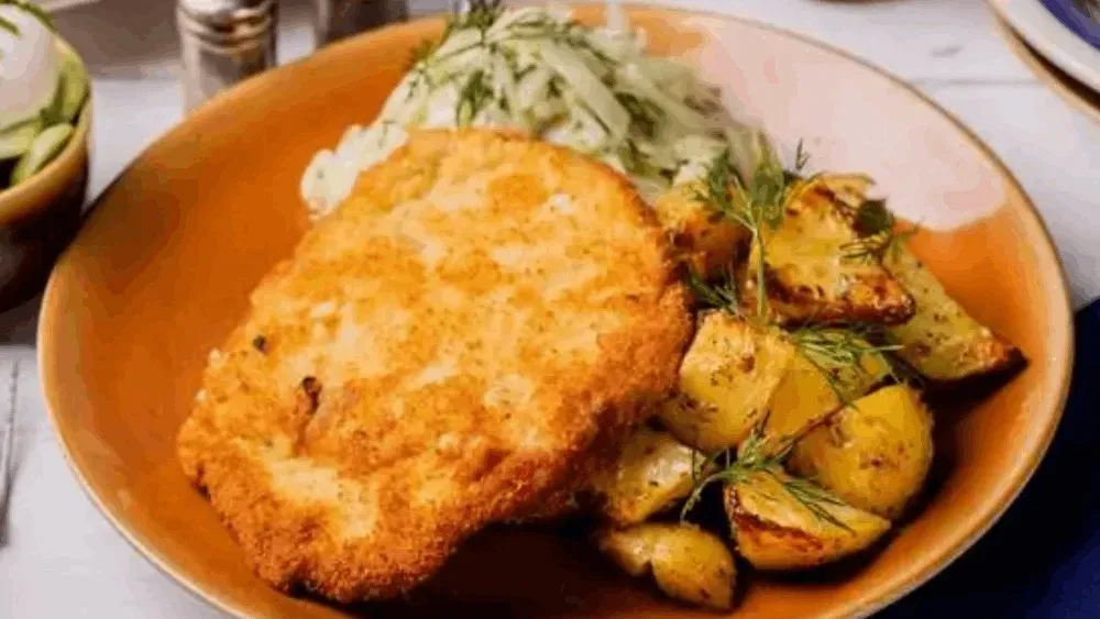 Kotlet schabowy + zupa