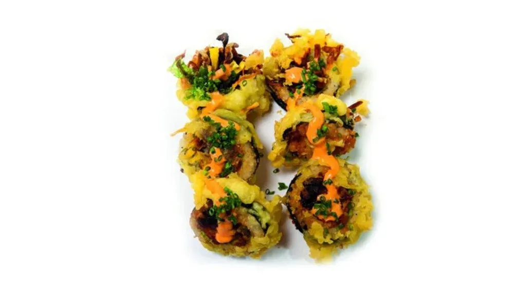 Tempura maki wegetariańskie