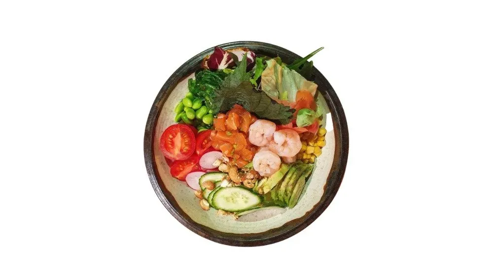 Poke bowl salmon