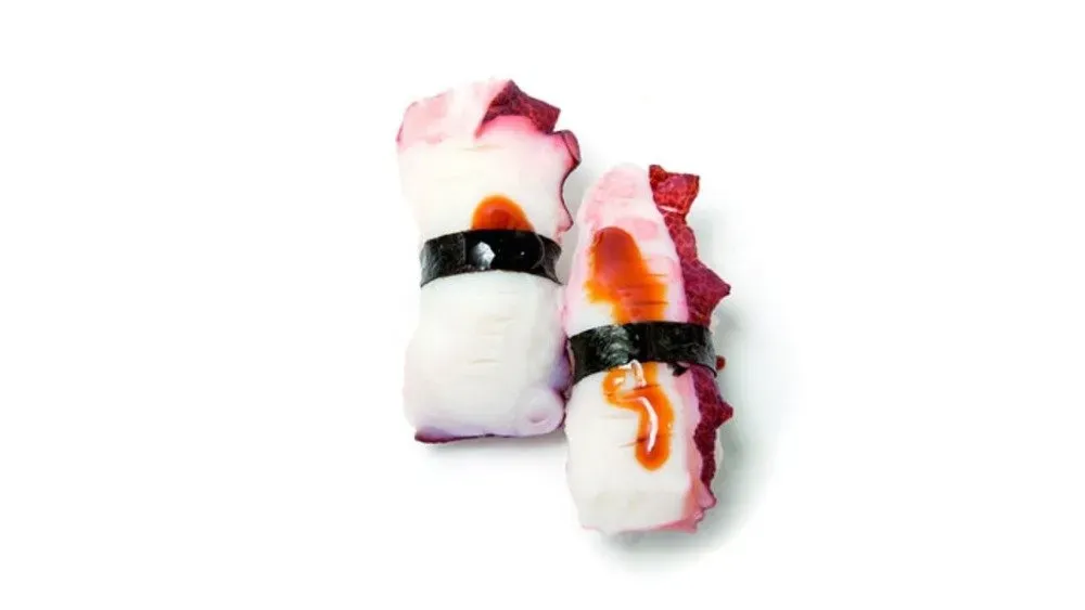 Nigiri z ośmiornicą