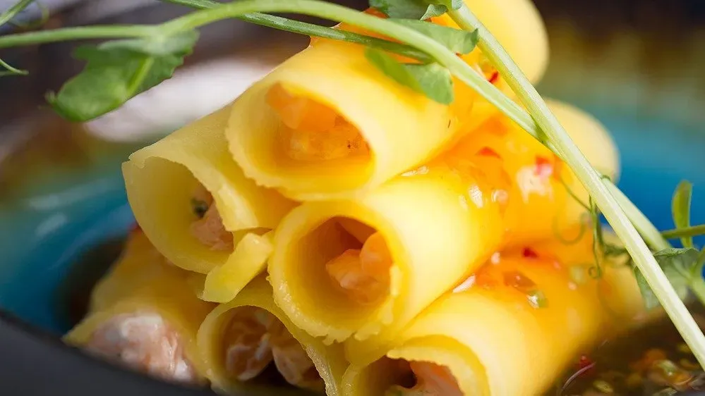 Mango & łosoś