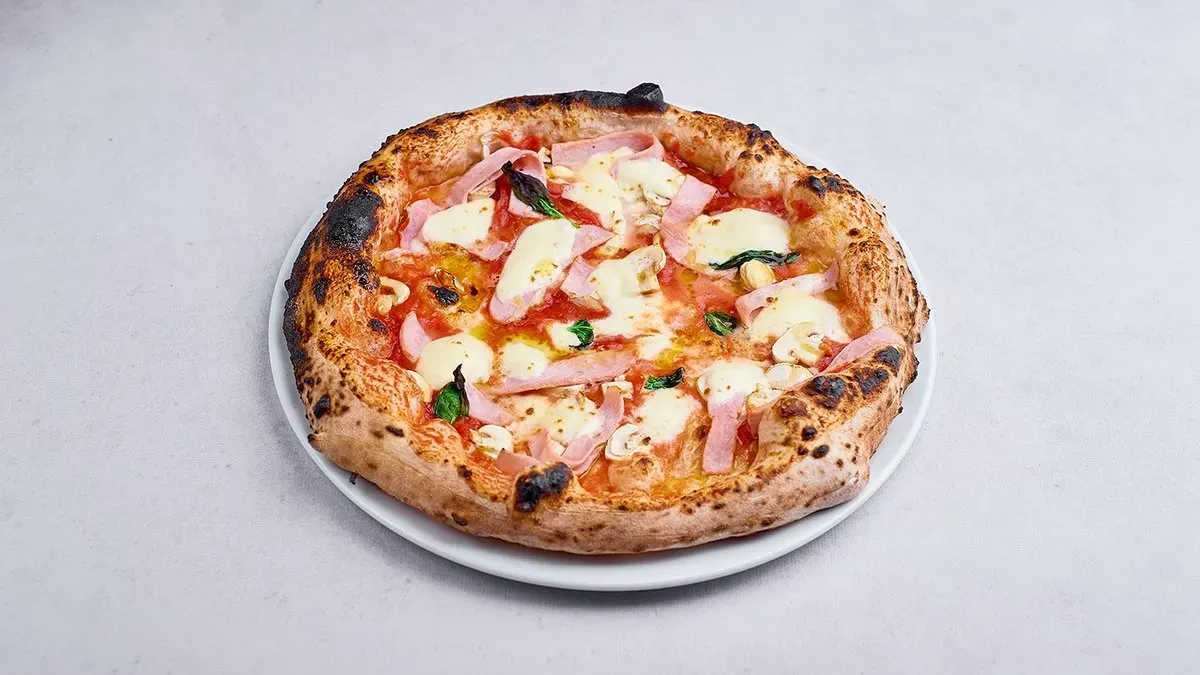 Prosciutto cotto e funghi