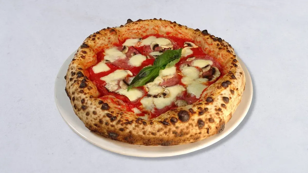 Salame e funghi