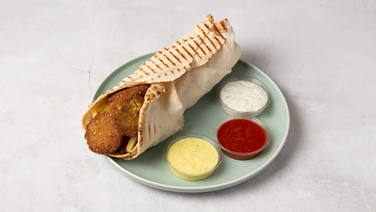 Wrap z Falafel i Nachos