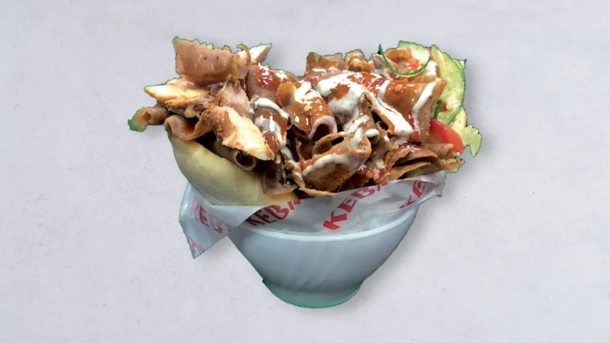 Kebab bułka z serem