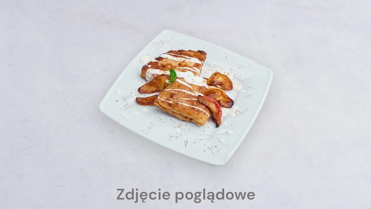Naleśniki słodkie z jabłkiem