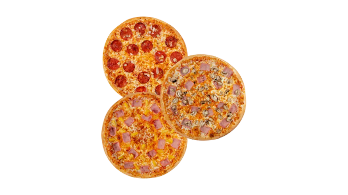SUPER TRIO Klasyczne: 3 x Pizza średnia