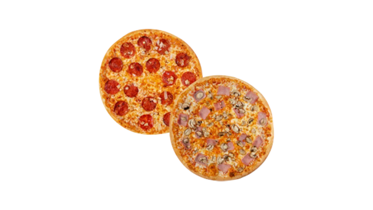 SUPER DUO Klasyczne: 2 x Pizza średnia