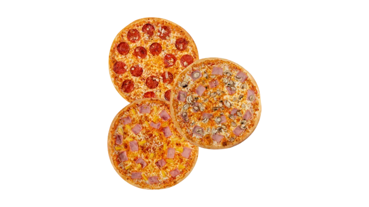 SUPER TRIO Klasyczne: 3 x Pizza duża