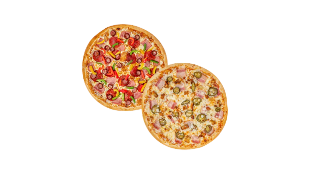 SUPER DUO Premium: 2 x Pizza średnia