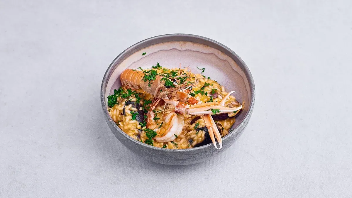 Risotto z owocami morza