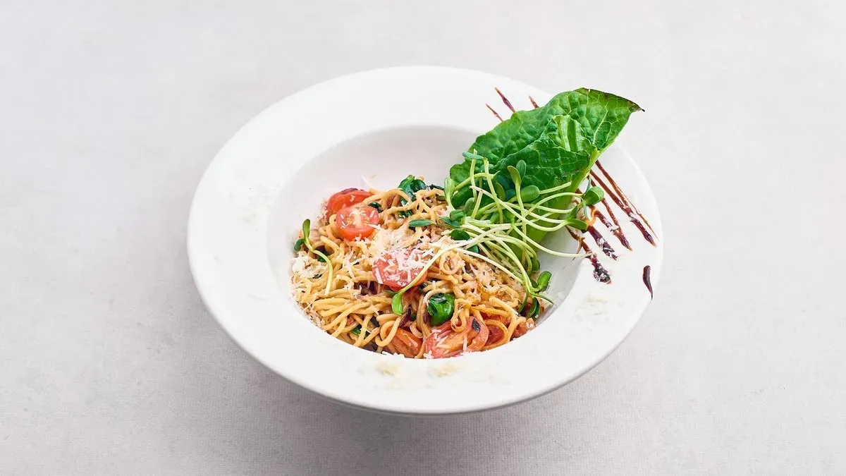 Spaghetti ze szpinakiem