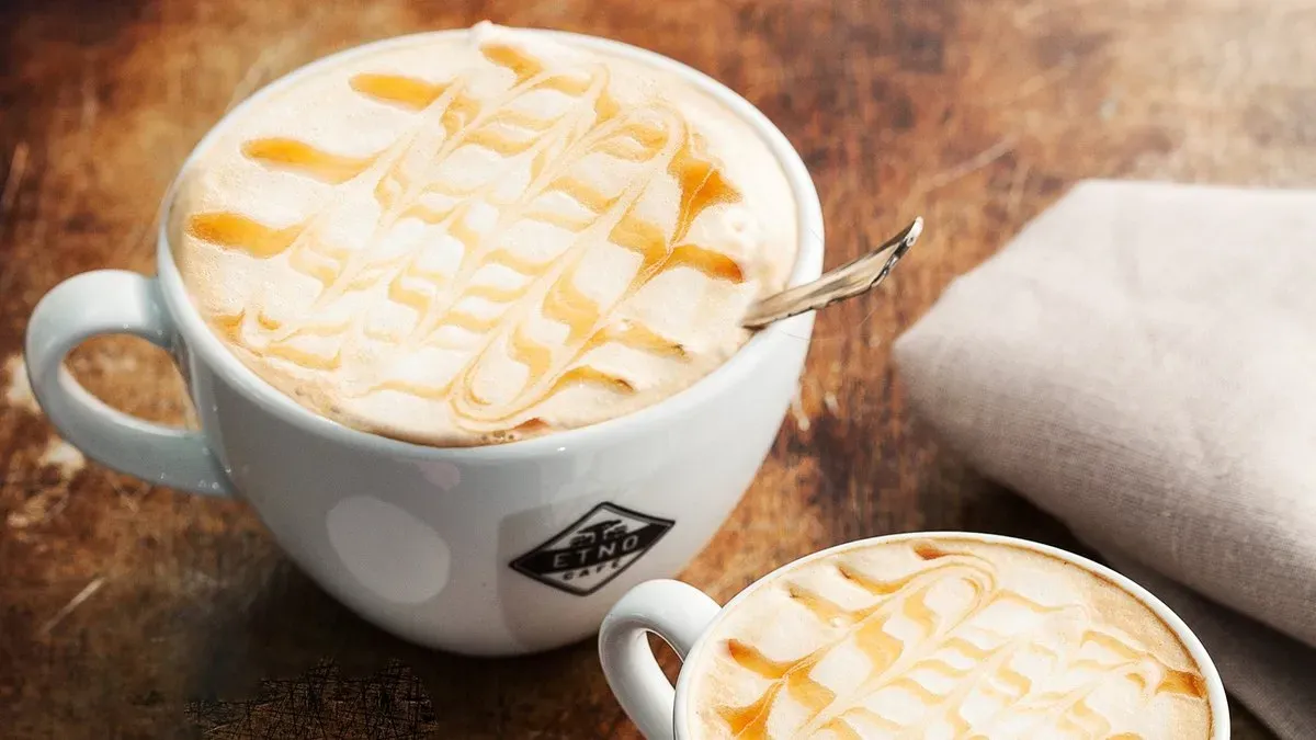 Latte słony karmel