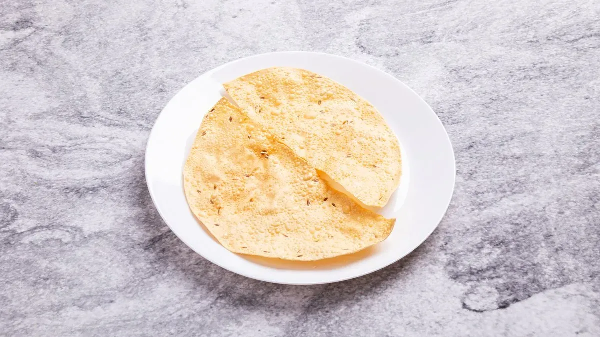 Roasted papad
