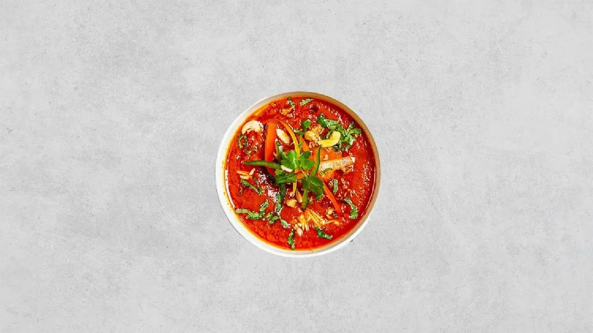 Garlic prawn masala