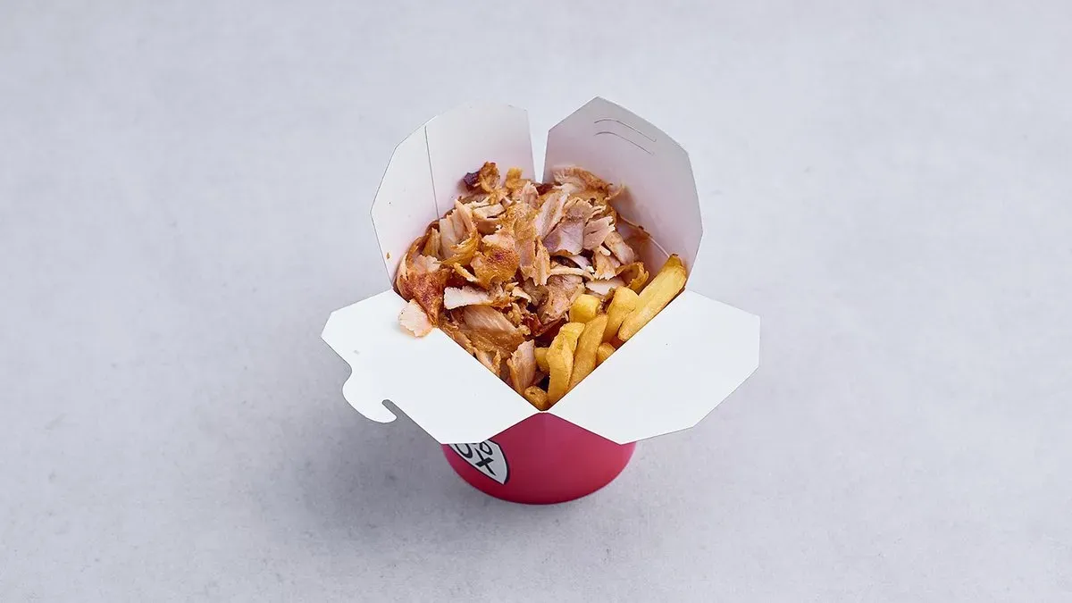 Średni kebab box