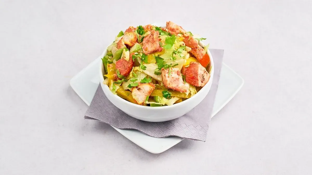 Chicken tikka salad