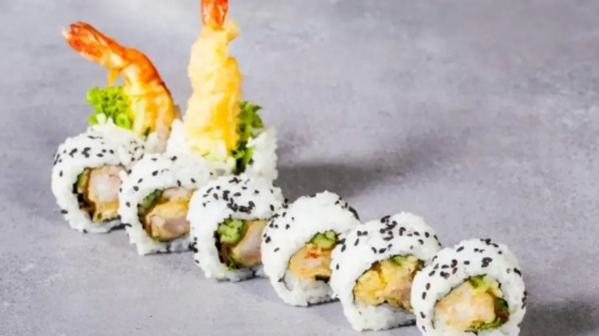 Ebi tempura uramaki