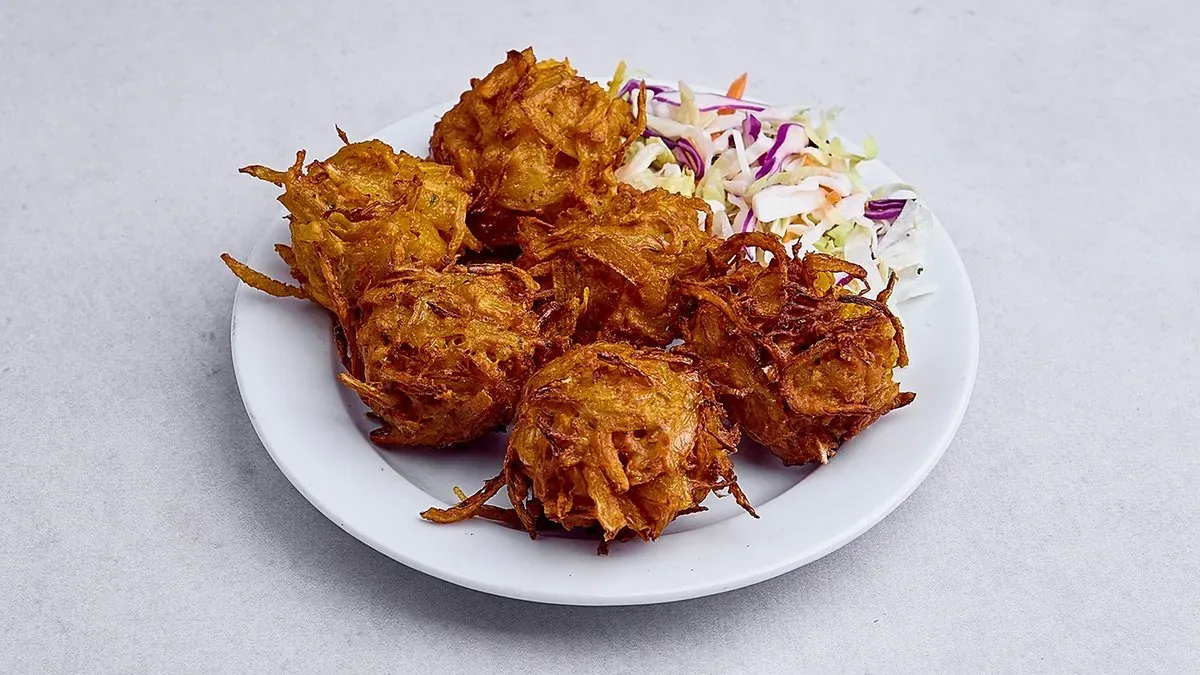 Onion bhajia
