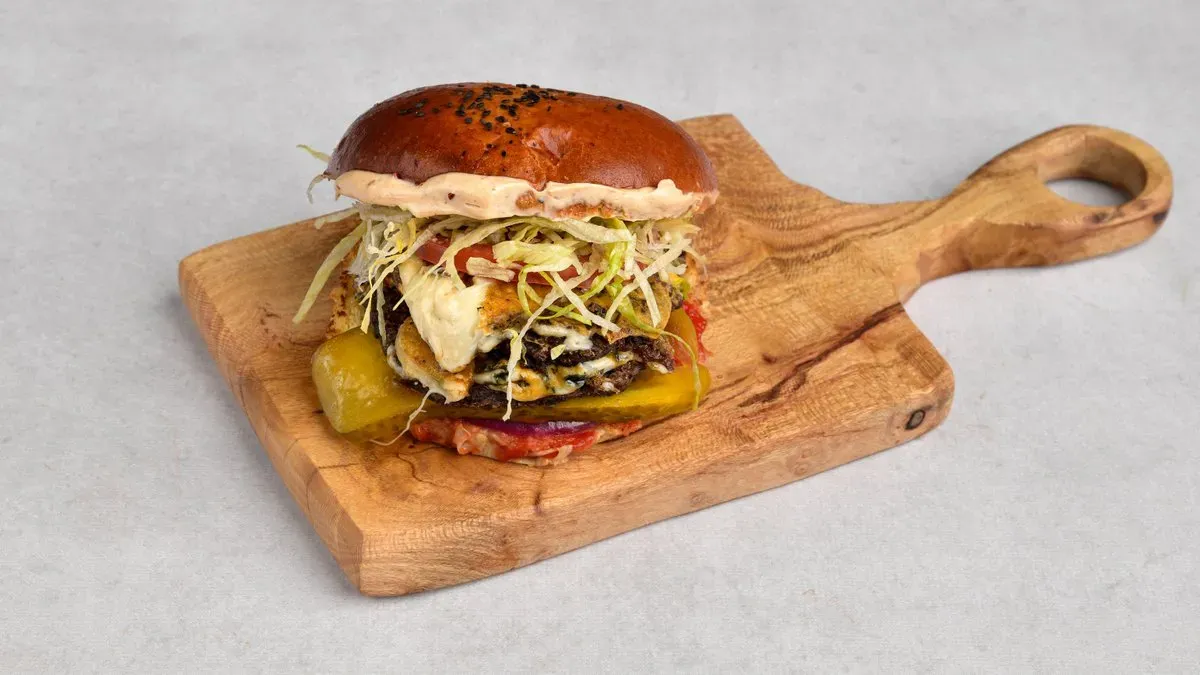 Bluesmash burger