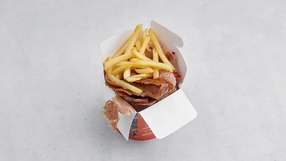 Kebab box wołowina lub mięso mieszane