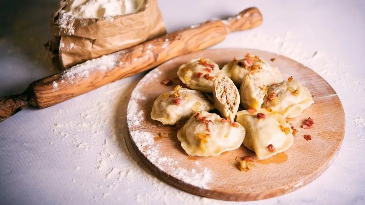 Pierogi z mięsem