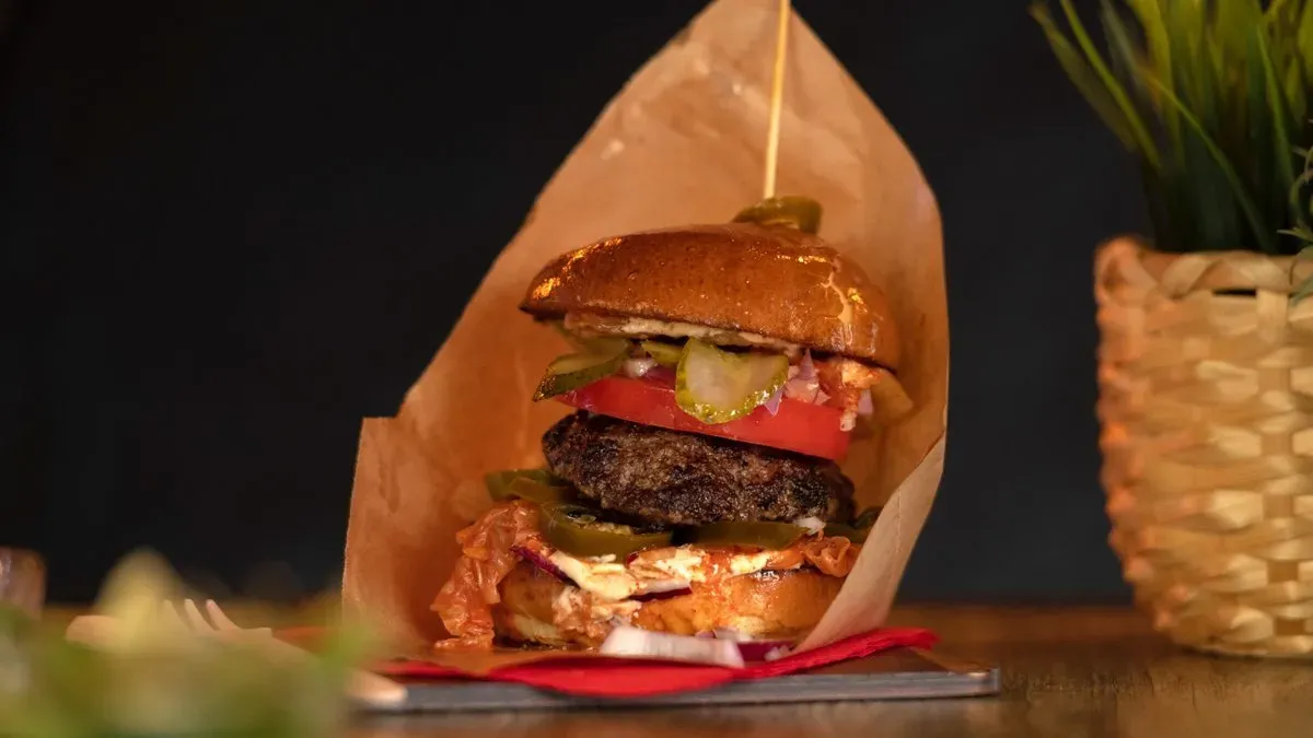 Kimchi burger