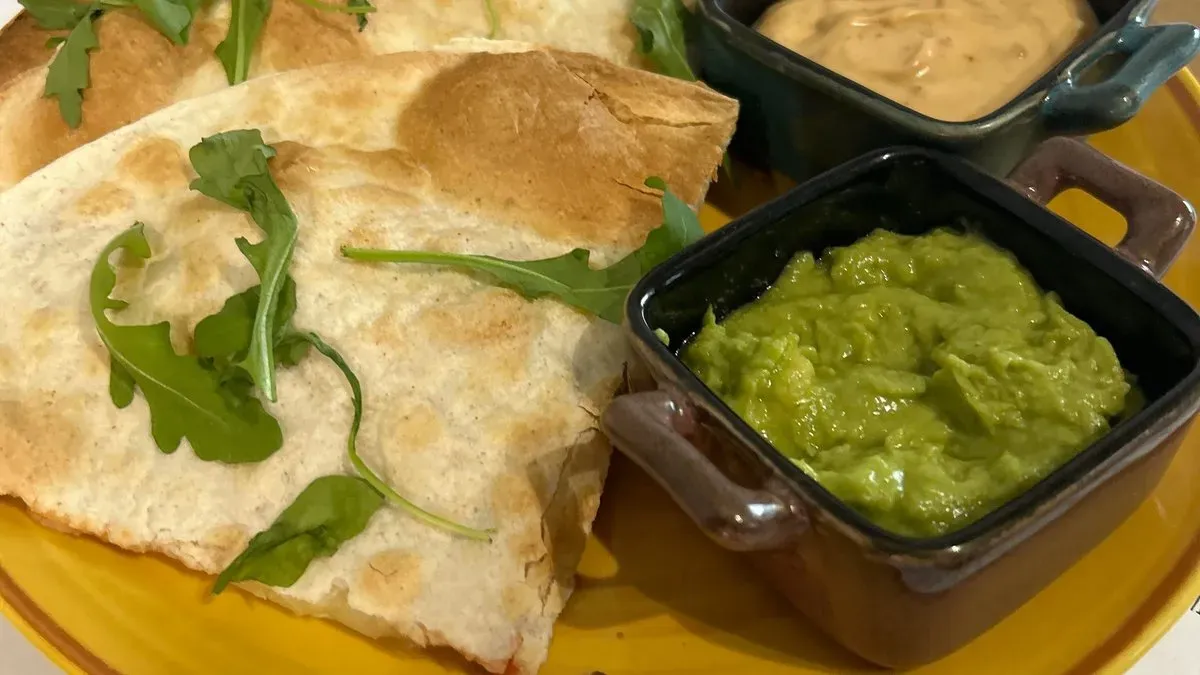 Quesadilla z rostbefem