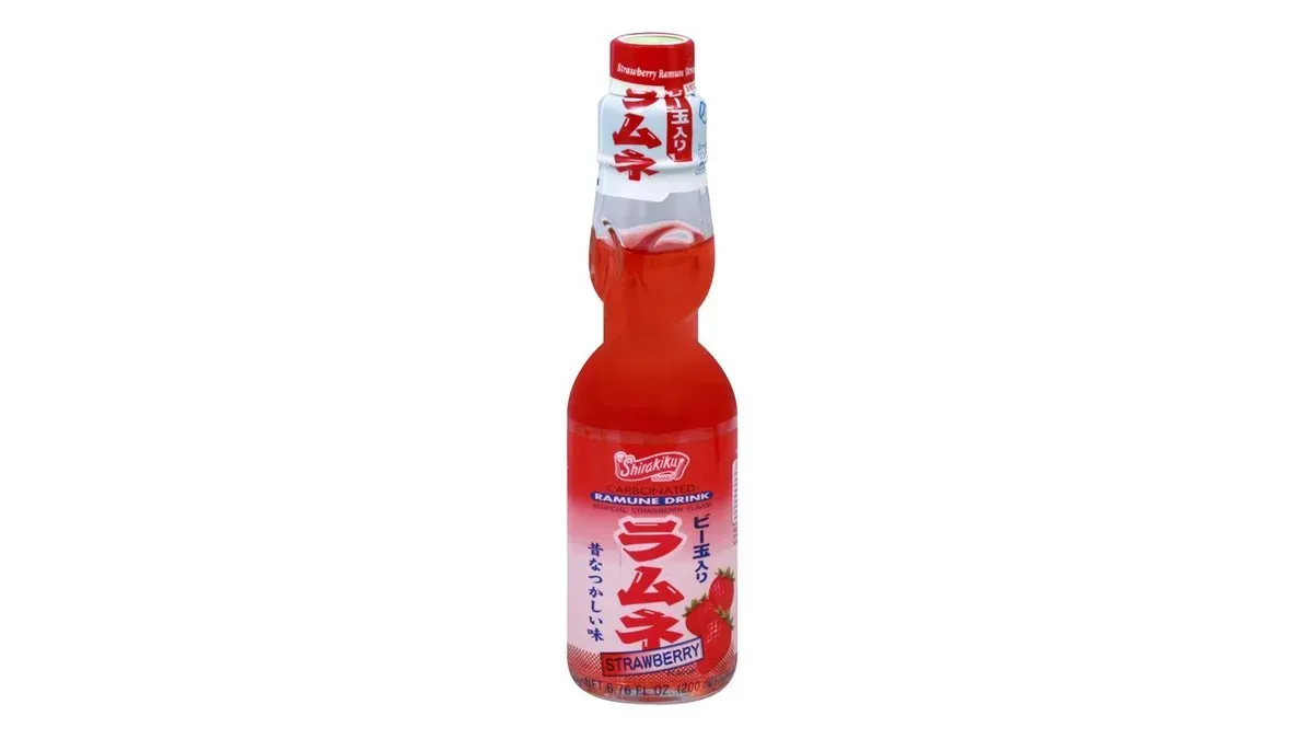 Lemoniada Japońska Ramune Truskawka