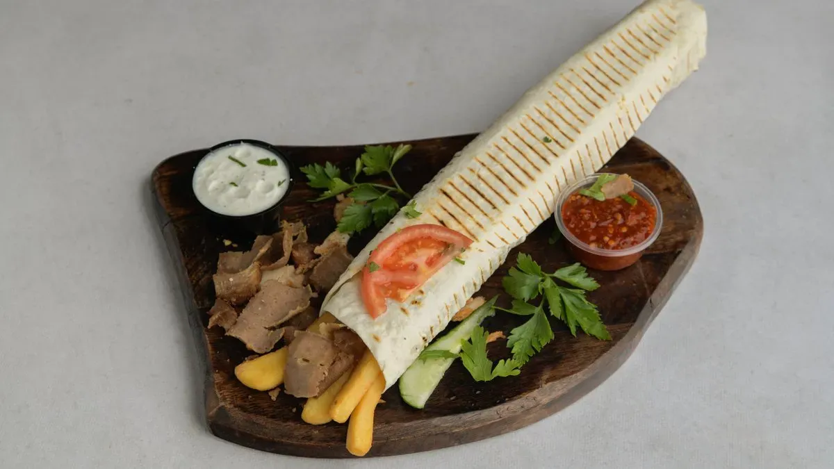 Frytki kebab