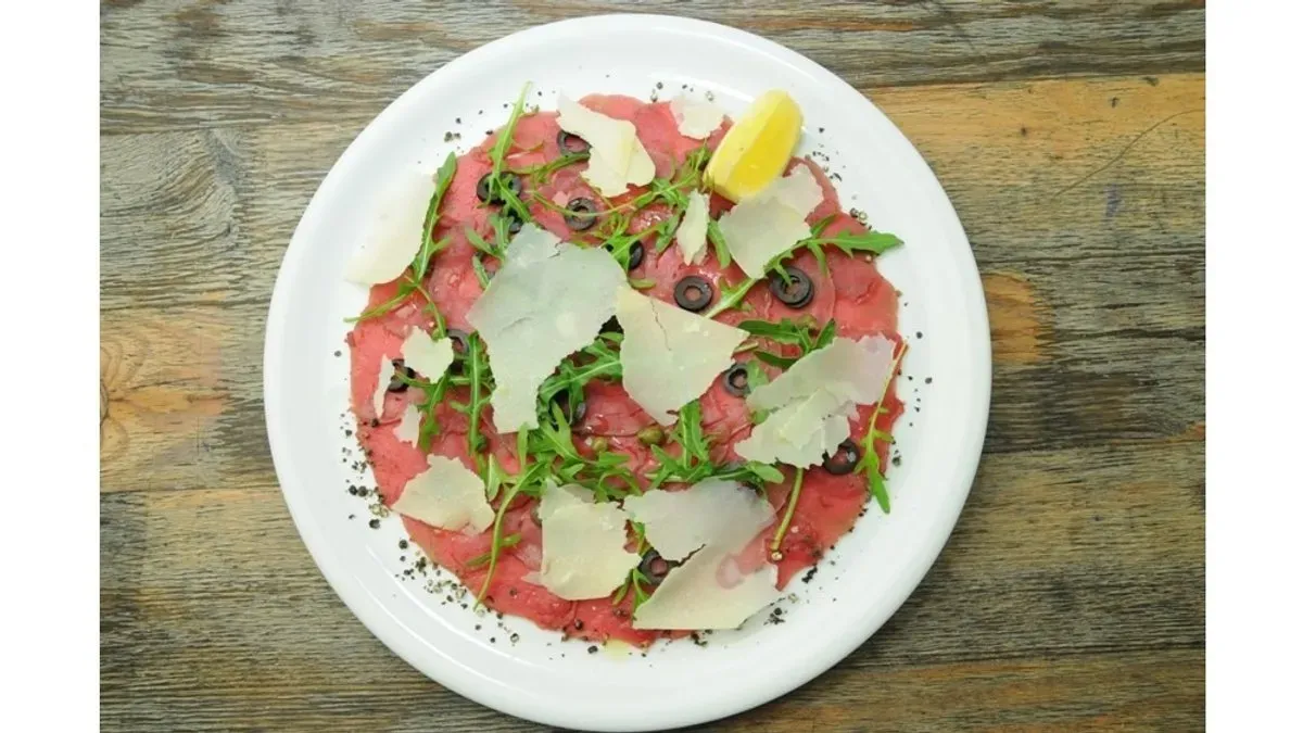 Carpaccio z polędwicy wołowej