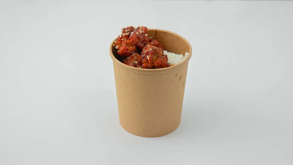 Cup spicy pork