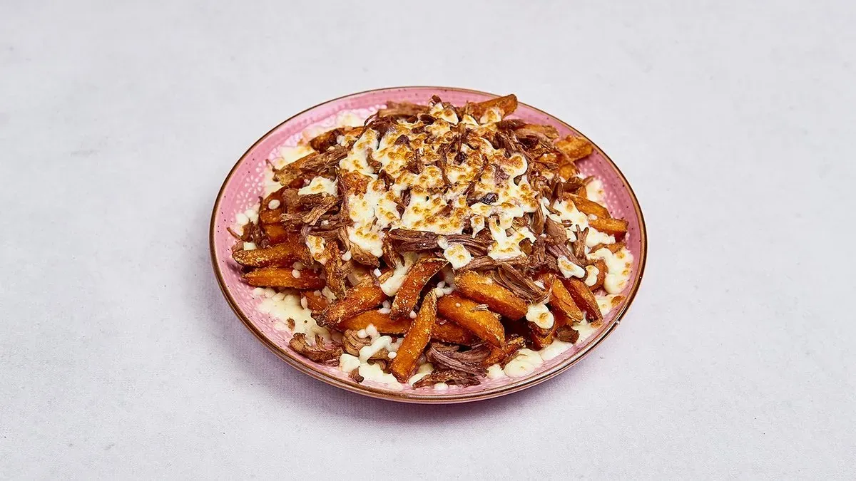 Frytki con carne z batata