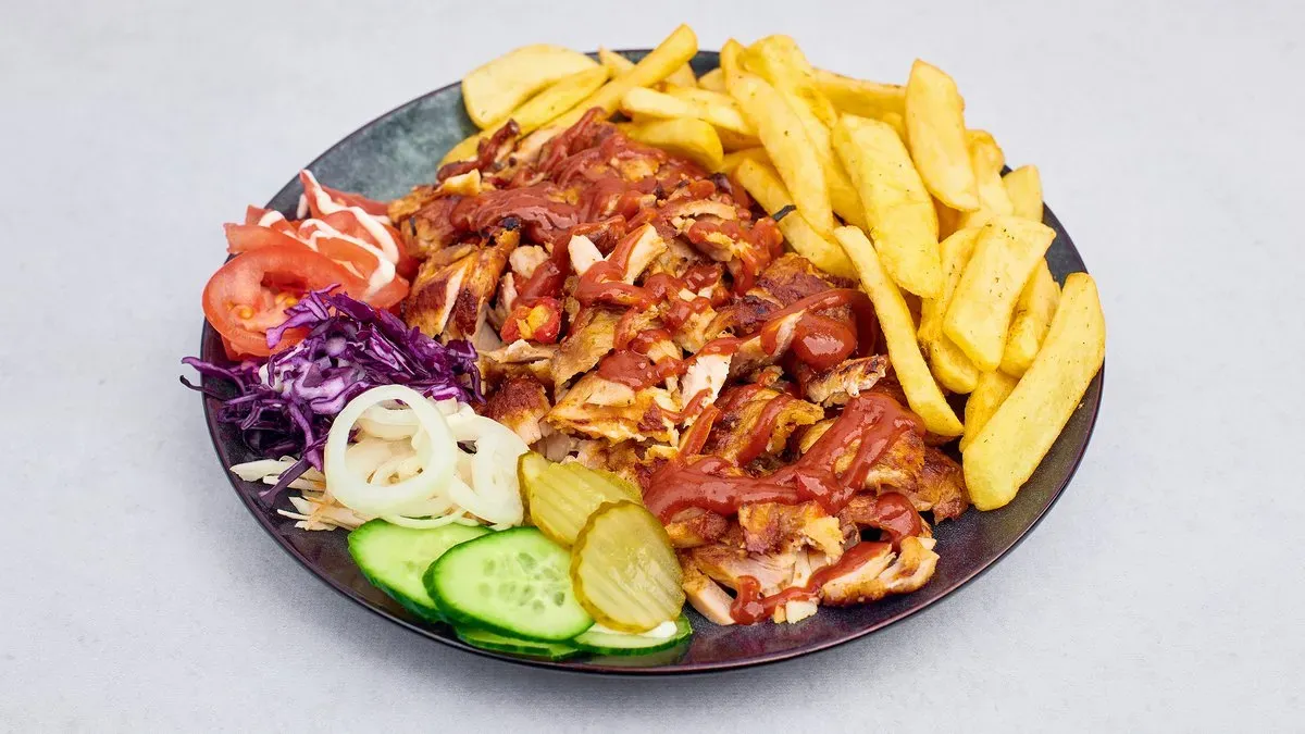 Kurczak kebab mix talerz