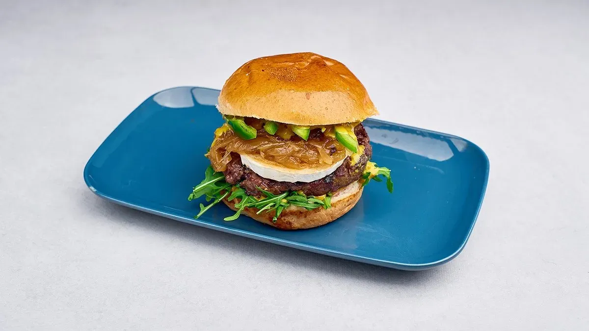 Goat burger