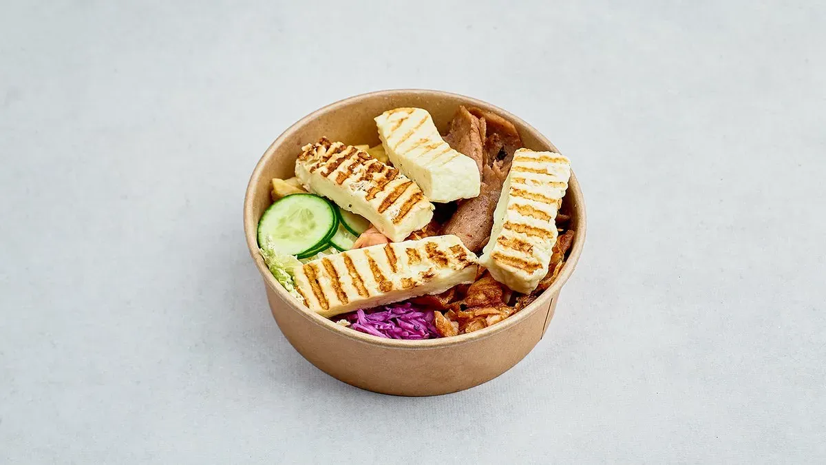 Box kebab halloumi