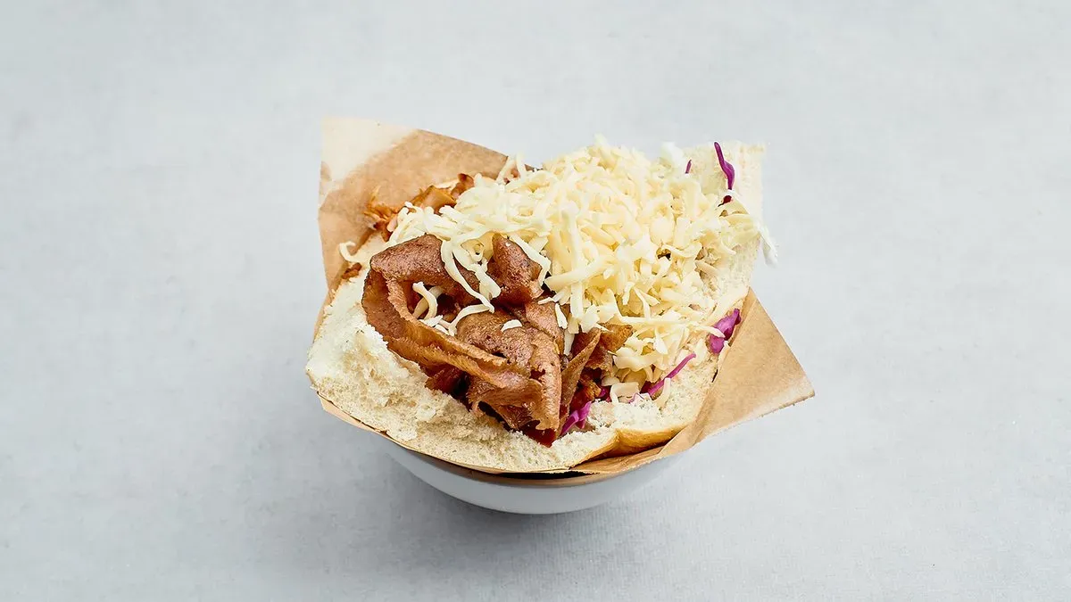 Kebab na grubym z serem