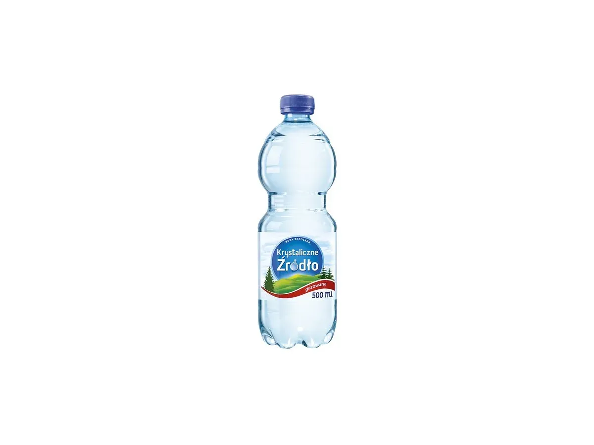 Krystaliczne źródło woda gazowana 0,5 l