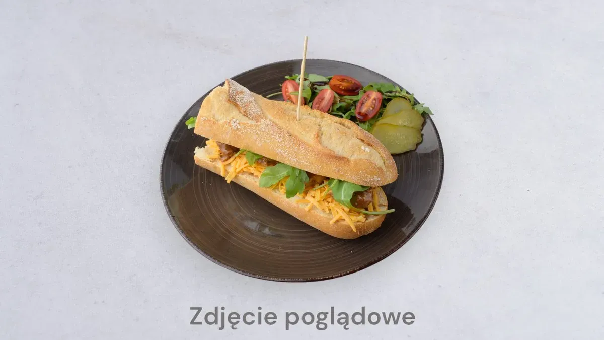 Bagietka cezar z indykiem