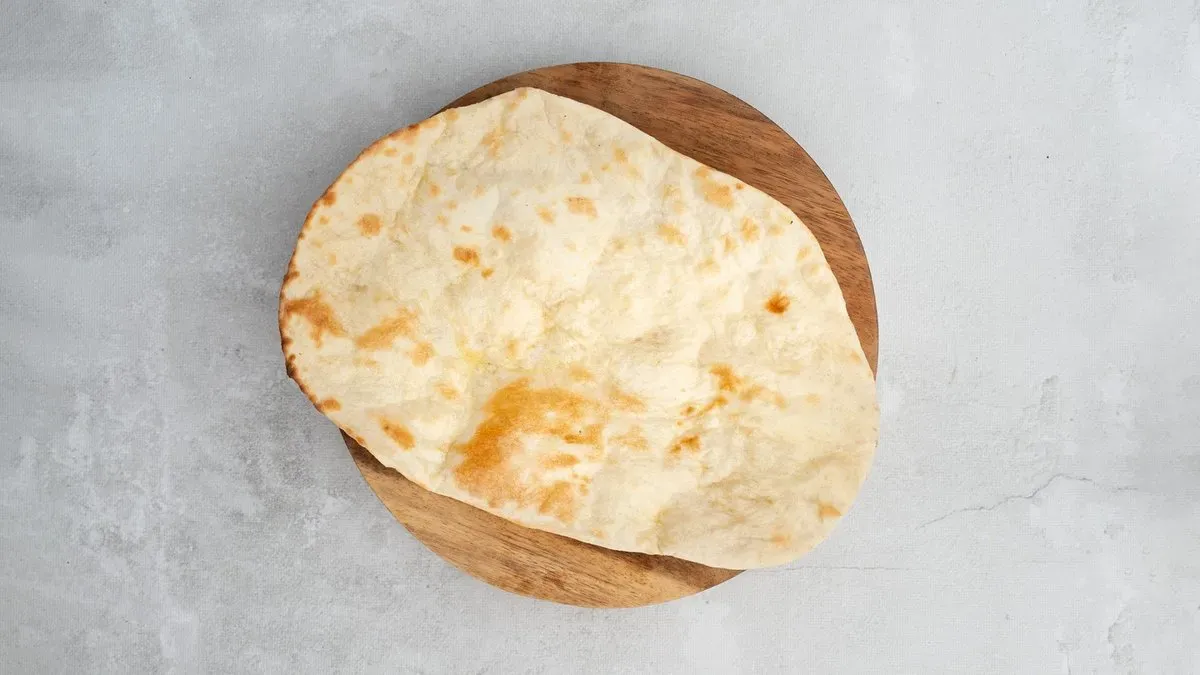 Naan with butter