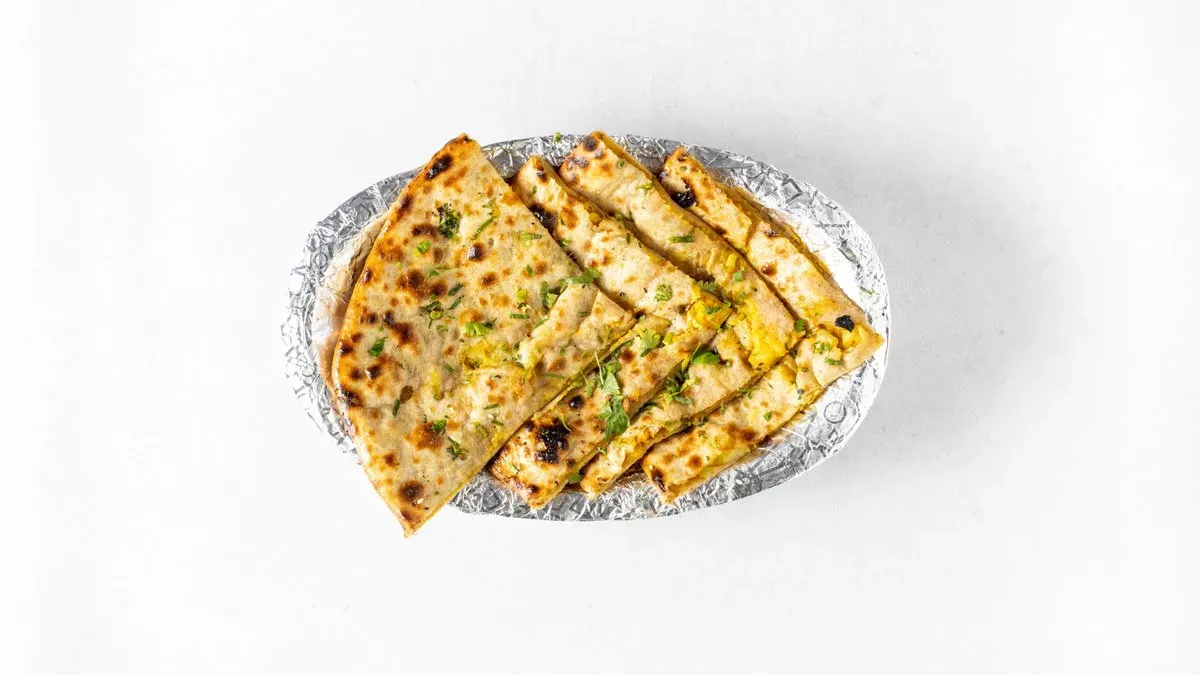 Parantha with mint