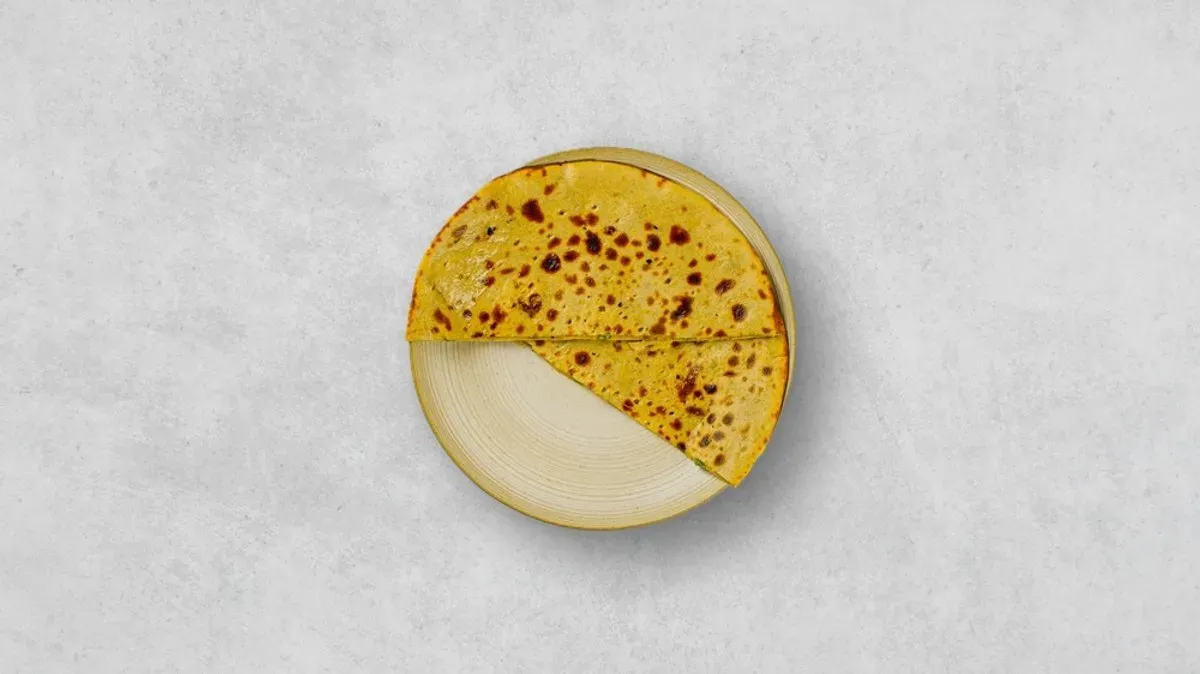 Parantha with garlic