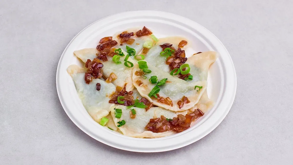 Pierogi ze szpinakiem i mozzarellą